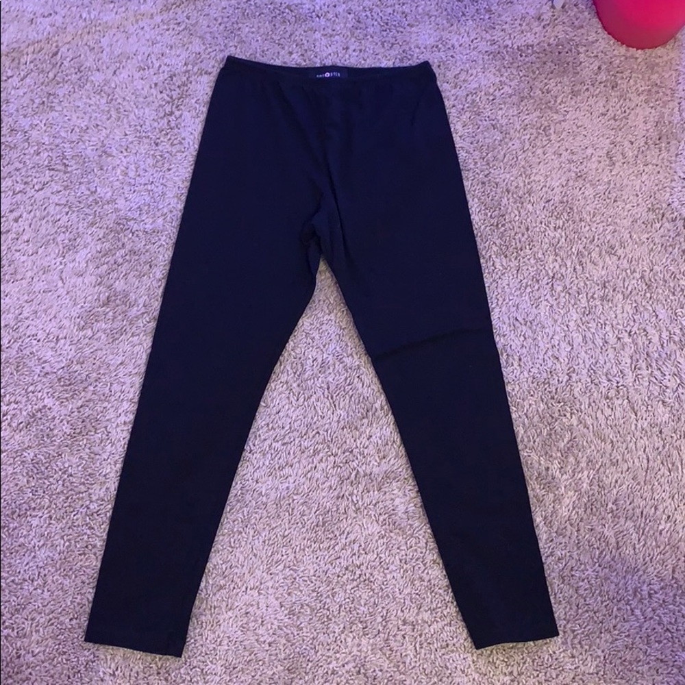 Girls black leggings